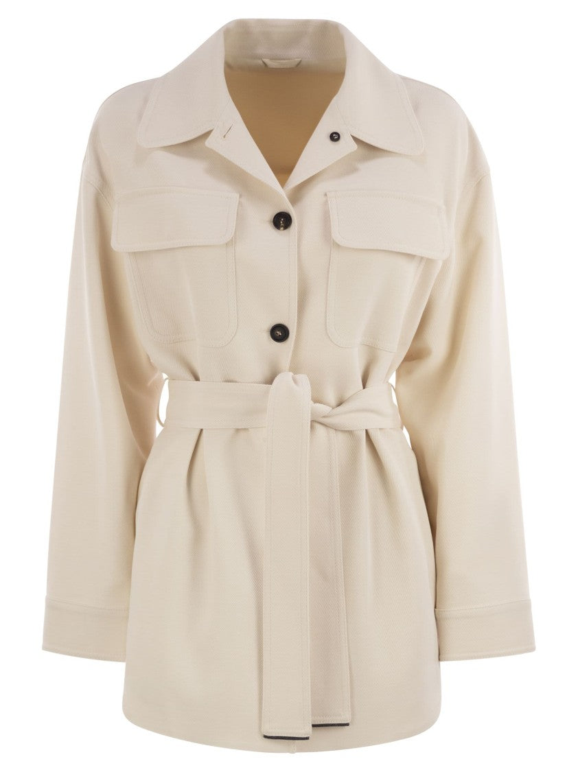 Brunello Cucinelli Viscose And Wool Safari Jacket