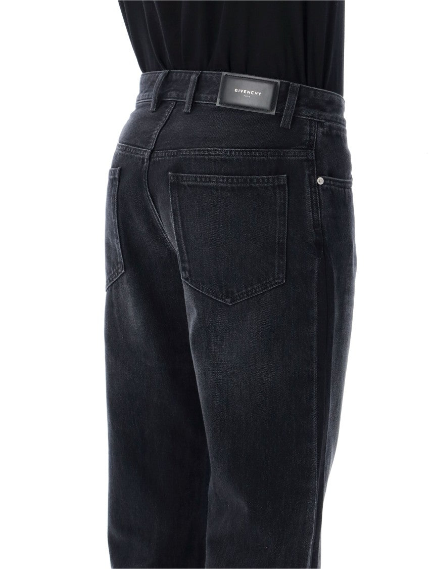 Givenchy Couture Seam Jeans With Straight-Fit Silhouette