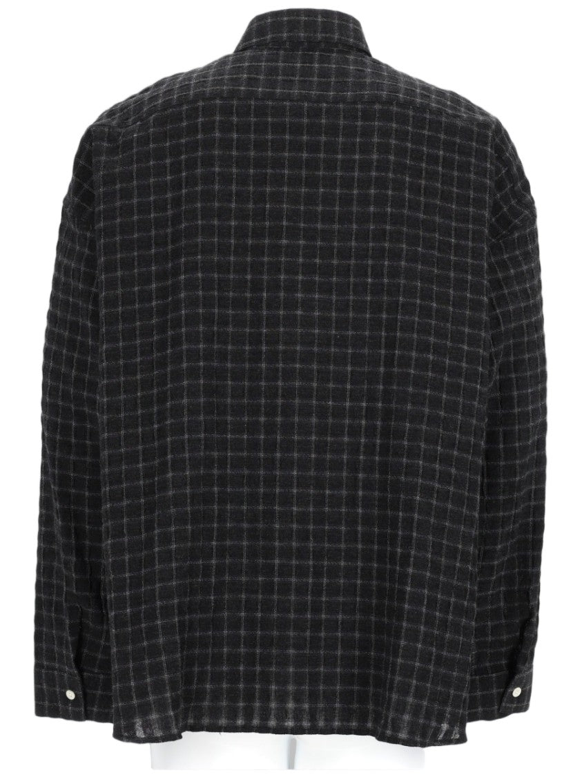 Sunflower Stable Relaxed-Fit Dark Checkered Shirt