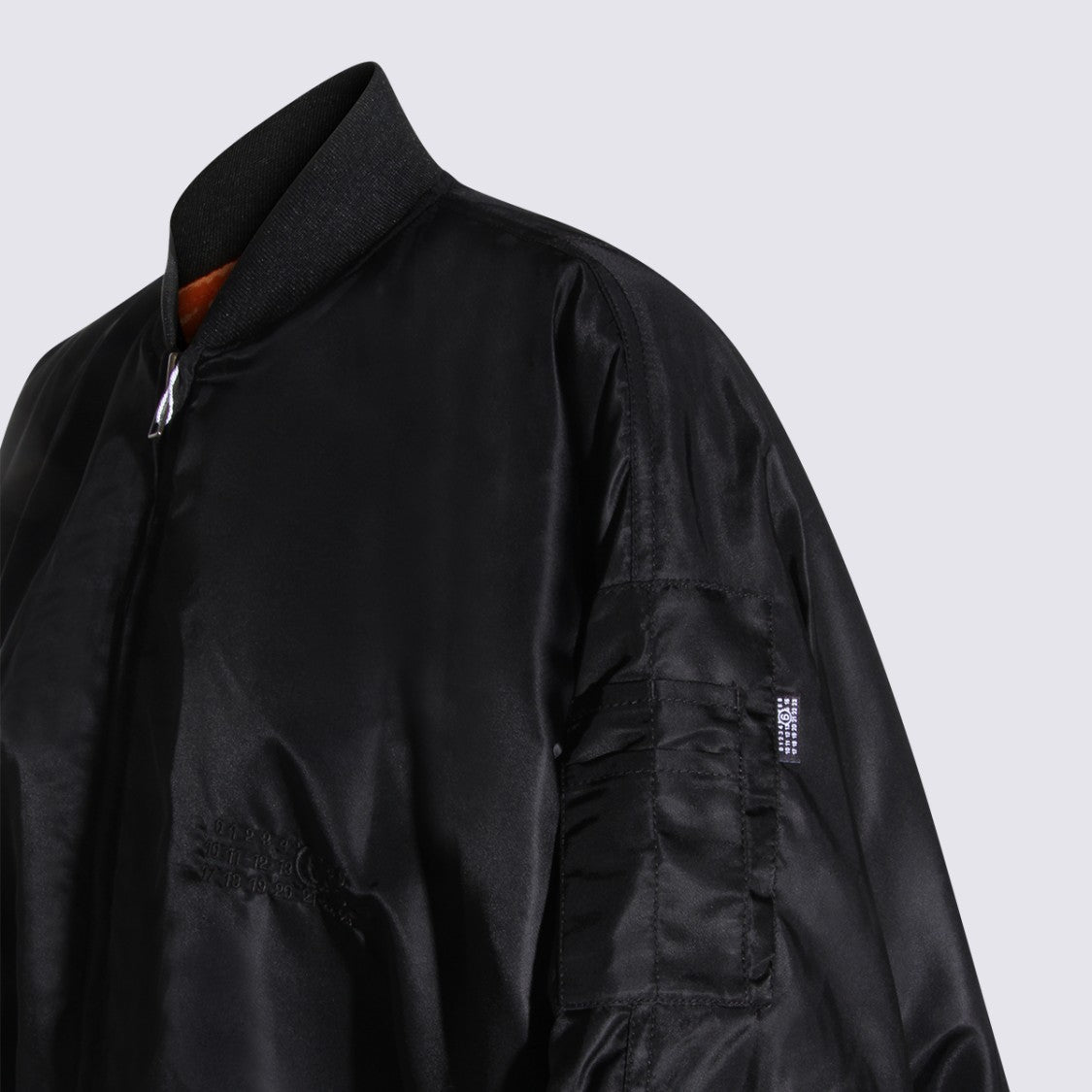 Mm6 By Maison Margiela Tailored Black Jacket With Classic Collar