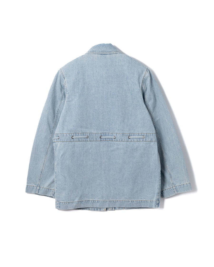 Rotate Laced Denim Jacket With Adjustable Waist