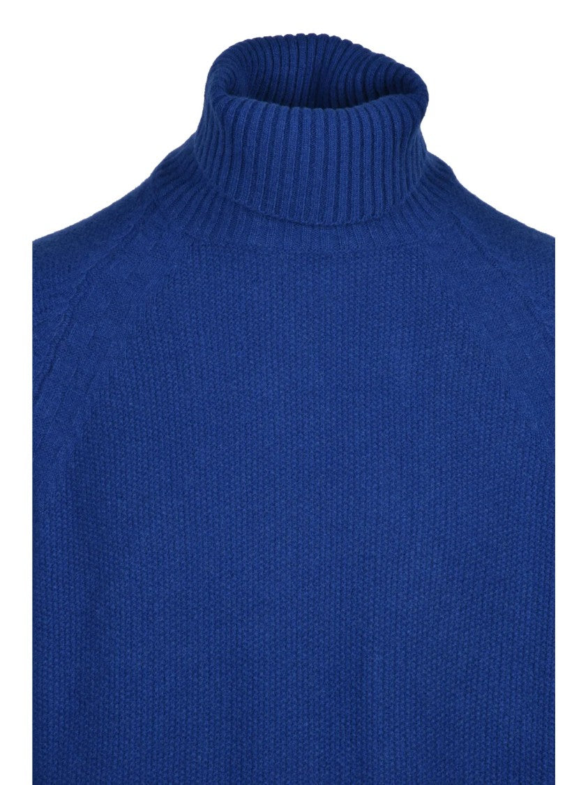 Cashmere Company P. Raglan Sleeve Cashmere Blend Turtleneck Sweater