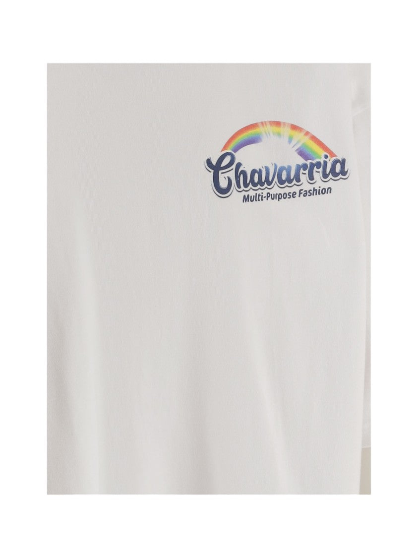 Willy Chavarria Cotton T-Shirt With Vibrant Rainbow Print