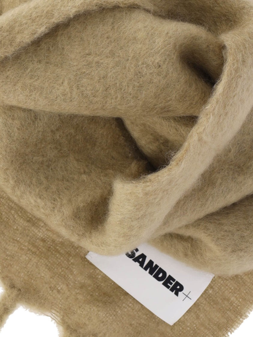 Jil Sander Mohair And Wool Scarf – Beige