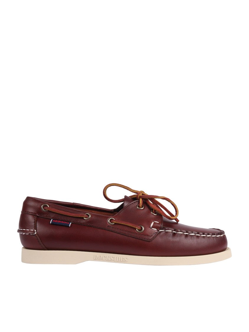 Sebago Burgundy Portland Waxed Leather Loafers