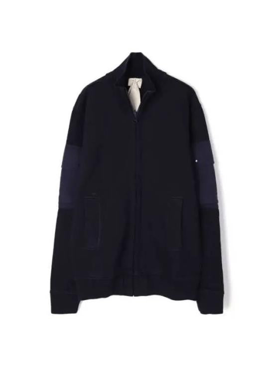 Ten C Long Sleeve Zip-Front Top With Stand Collar