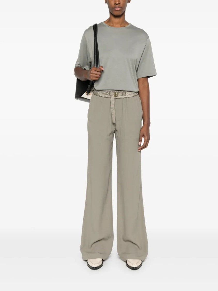 Ami Drawstring Palazzo Pants