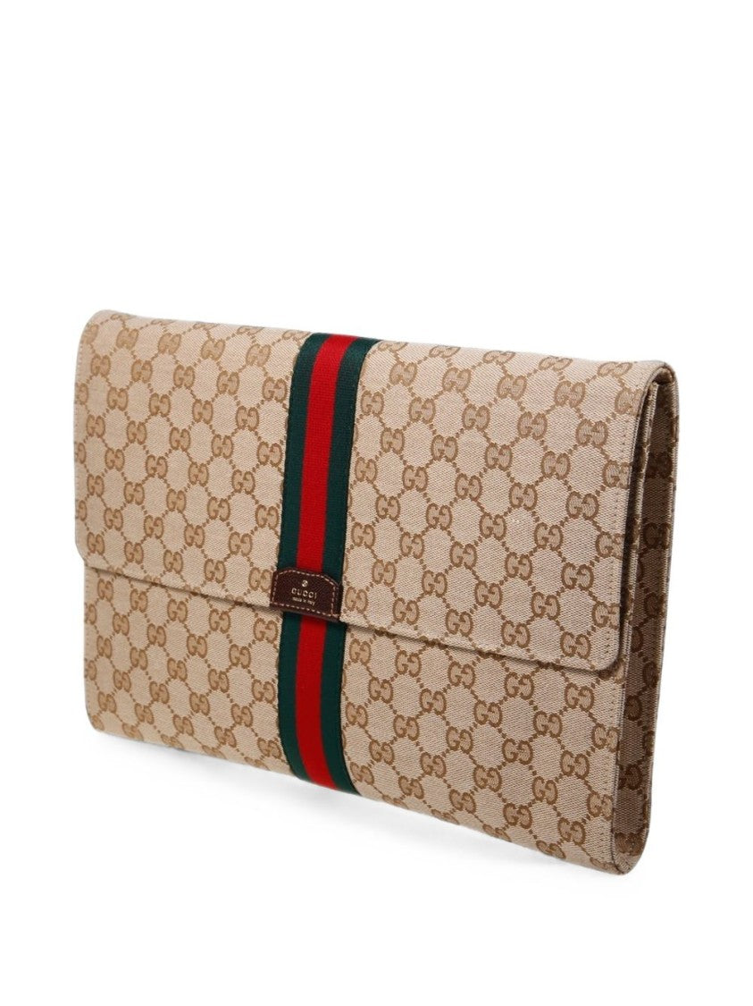 Gucci Beige Interlocking Gg Canvas Wallet