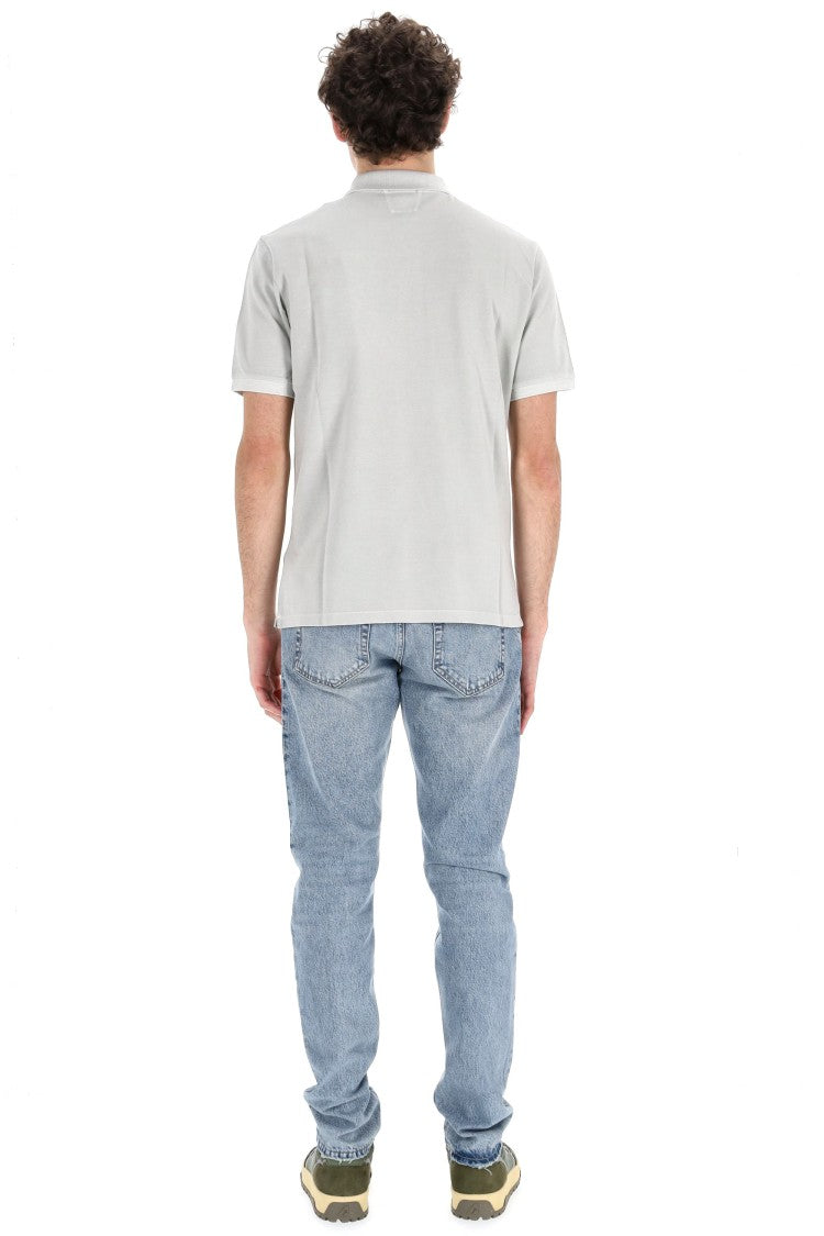 C.P. Company 24/1 Resist Dyed Cotton Piquet Polo