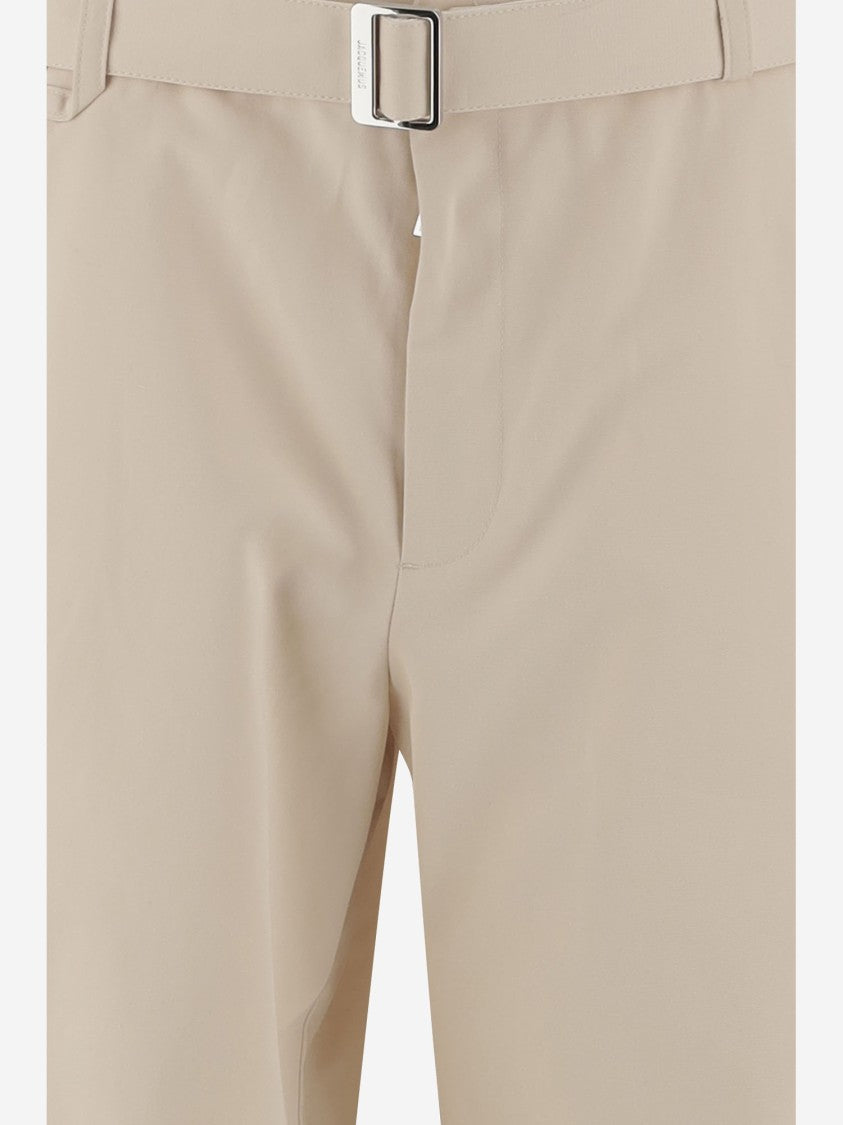 Jacquemus Cotton And Linen Cargo Short Pants