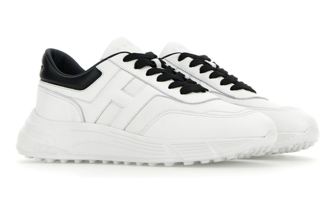 Hogan Chunky White Sneakers With Textured Grip