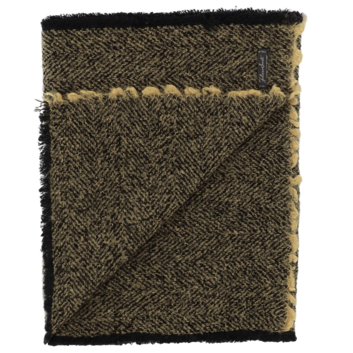 Faliero Sarti Resky Herringbone Wool-Blend Scarf