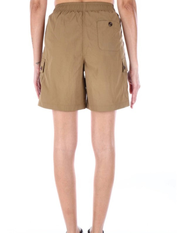 Barbour Stretch Bermuda Shorts With Embroidered Logo And Utility Pockets