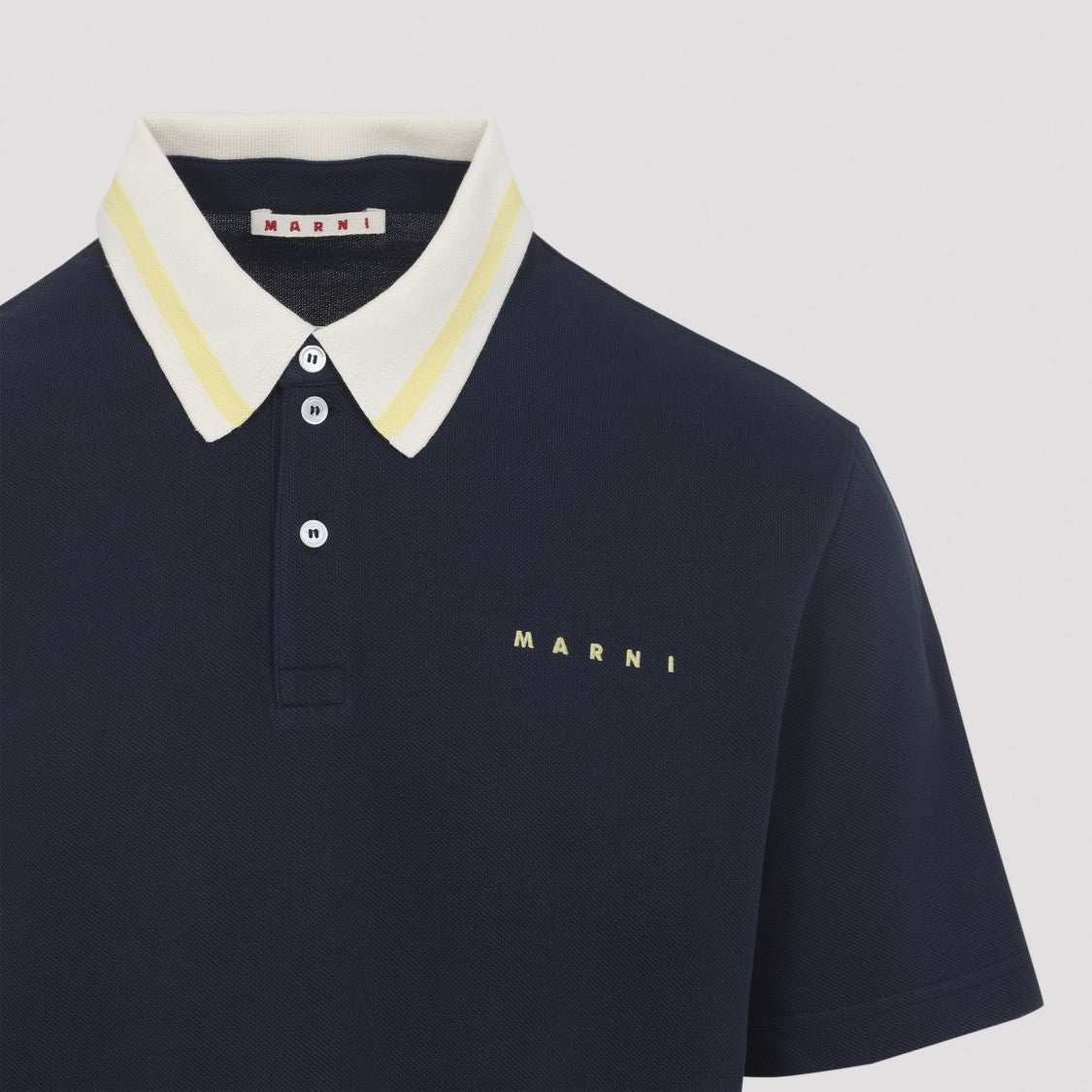 Marni Blue Cotton Polo