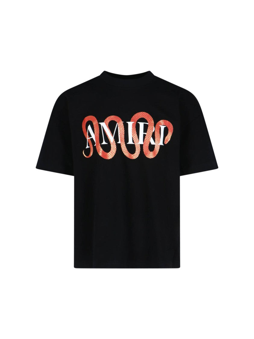 Amiri "Snake" Logo T-Shirt - Black