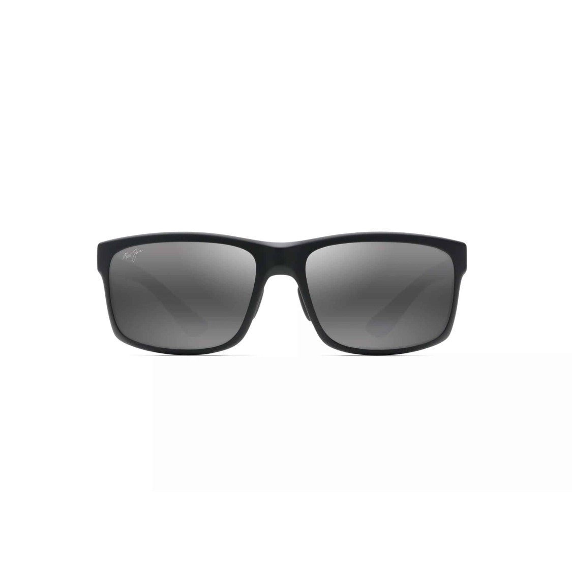 Maui Jim Black Mj0439s Matte Rectangular Sunglasses