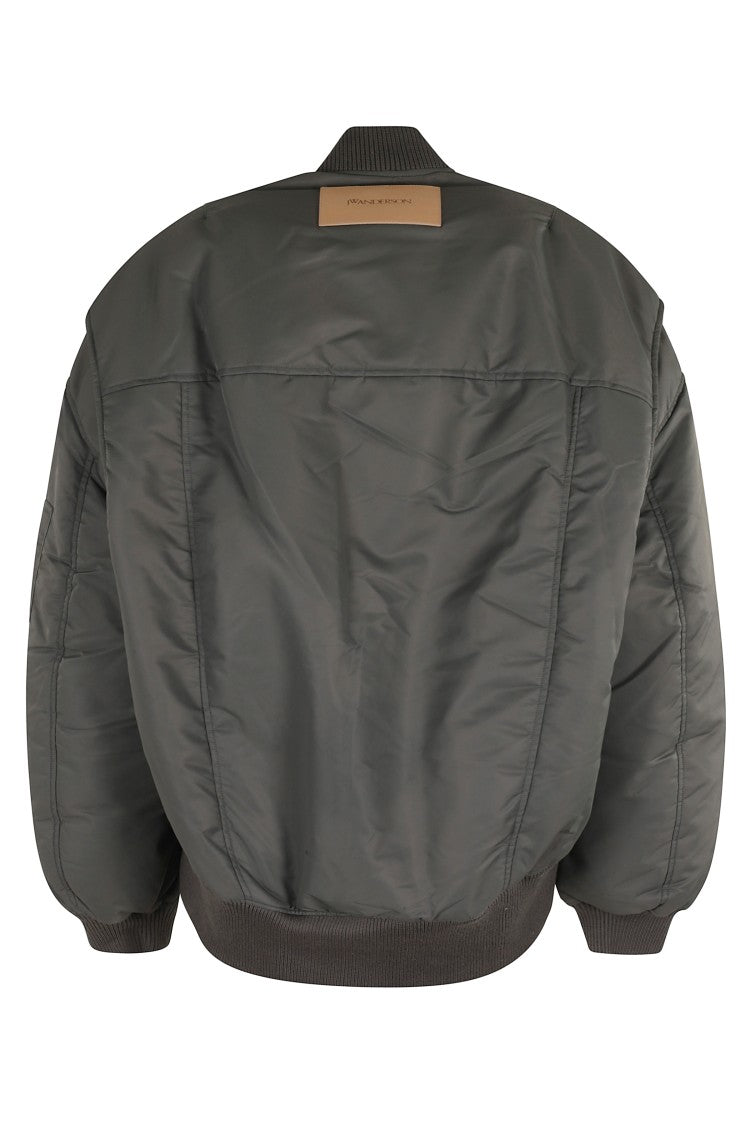 J. W. Anderson Oversized Curved Hem Bomber Jacket