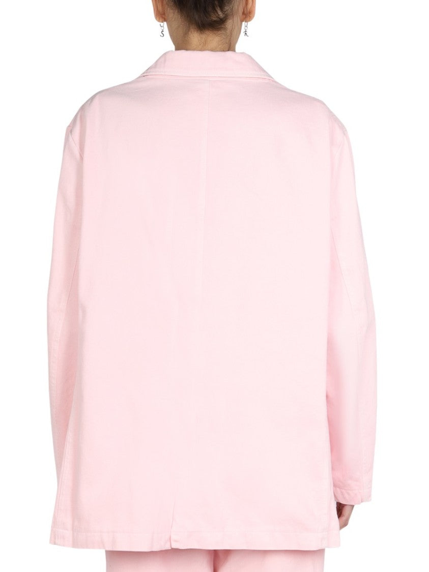 Raf Simons Relaxed Oversized Jacket With Notched Lapels