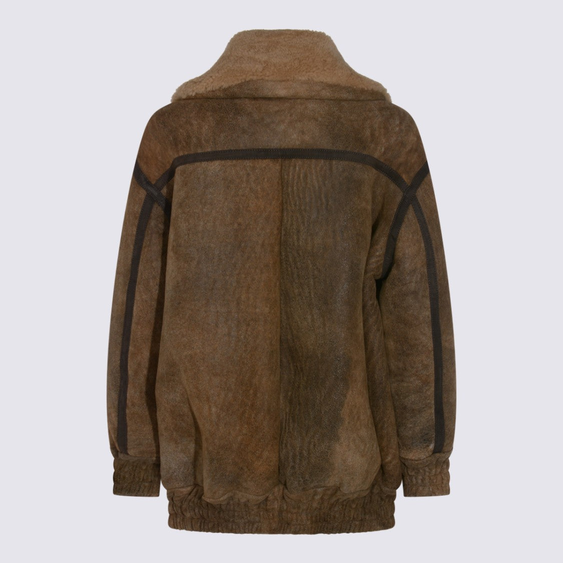 Salvatore Santoro Brown Leather Jacket