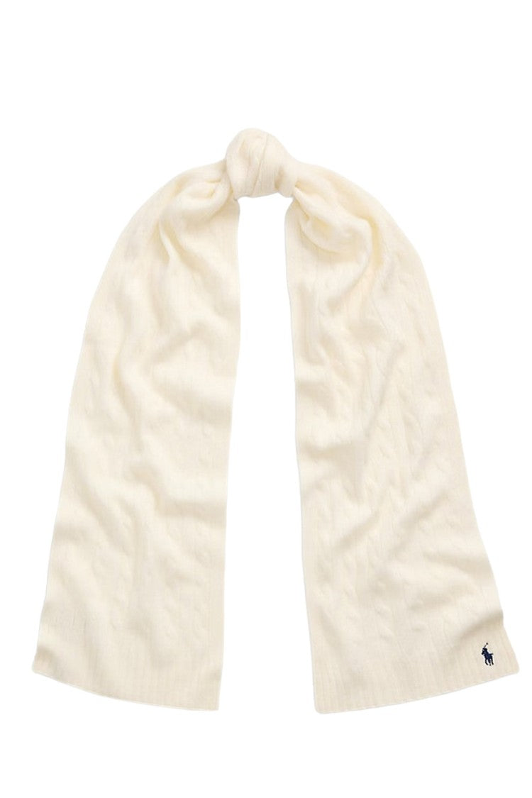 Polo Ralph Lauren Cream Knit Scarf