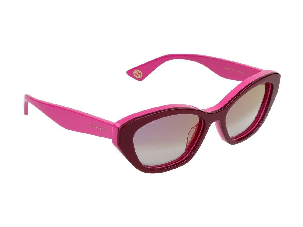 Gucci Sunglasses Gucci Gg1638s 003 Burgundy Fuchsia Red 54/17/145