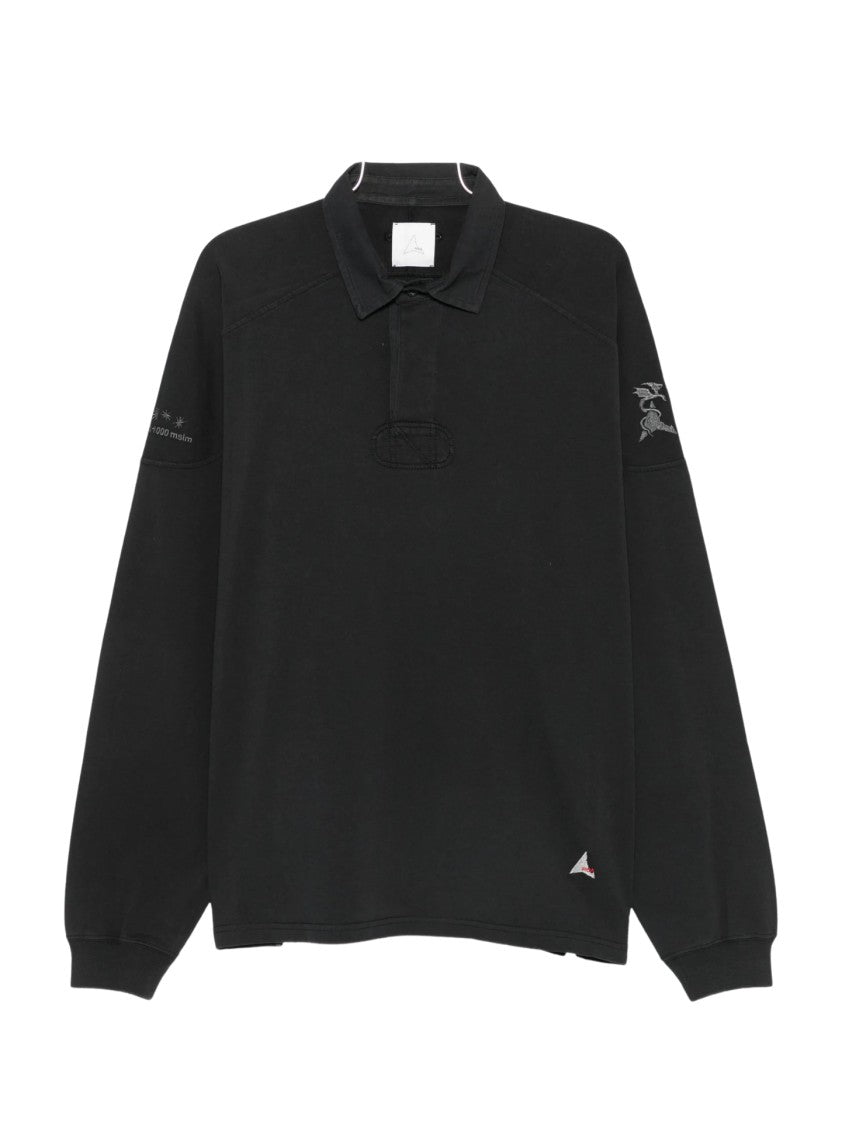Roa Long-Sleeve Polo Shirt With Classic Collar And Minimalist Design
