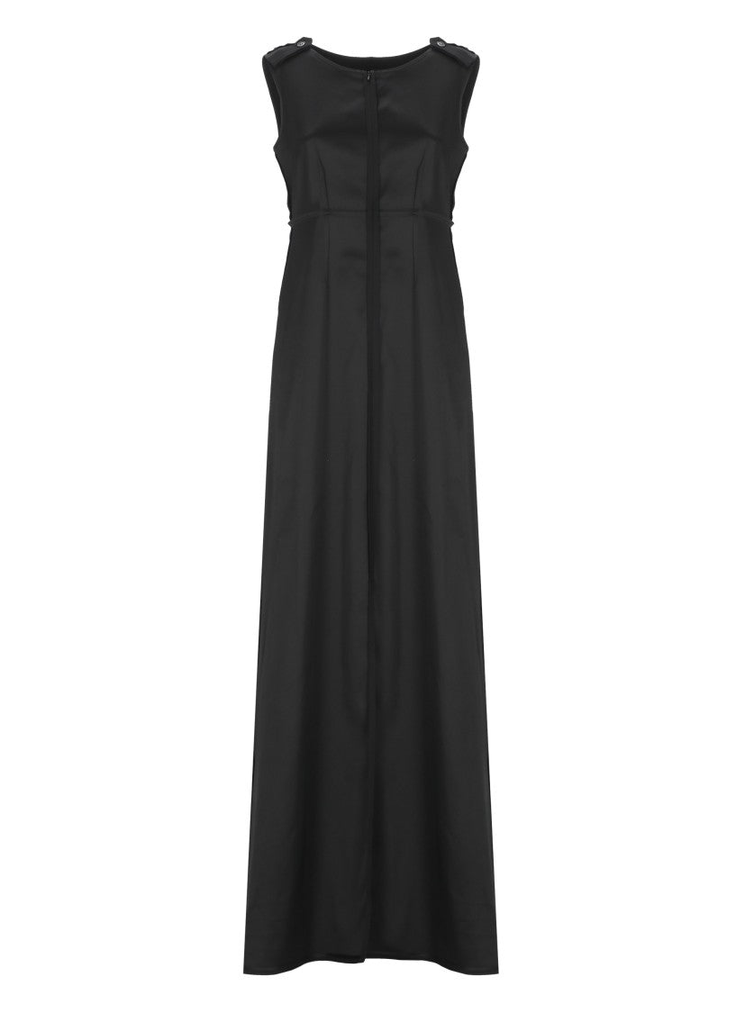 Mm6 By Maison Margiela Black Viscose Dress