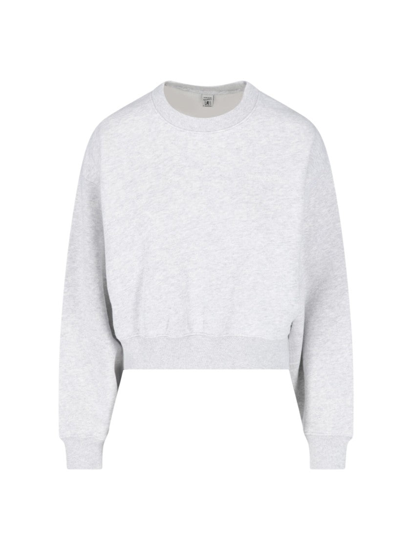 Sporty And Rich Grey Cotton-Blend Sweatshirt