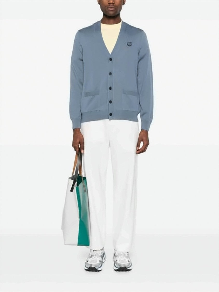 Maison Kitsuné Relaxed-Fit Wool Cardigan