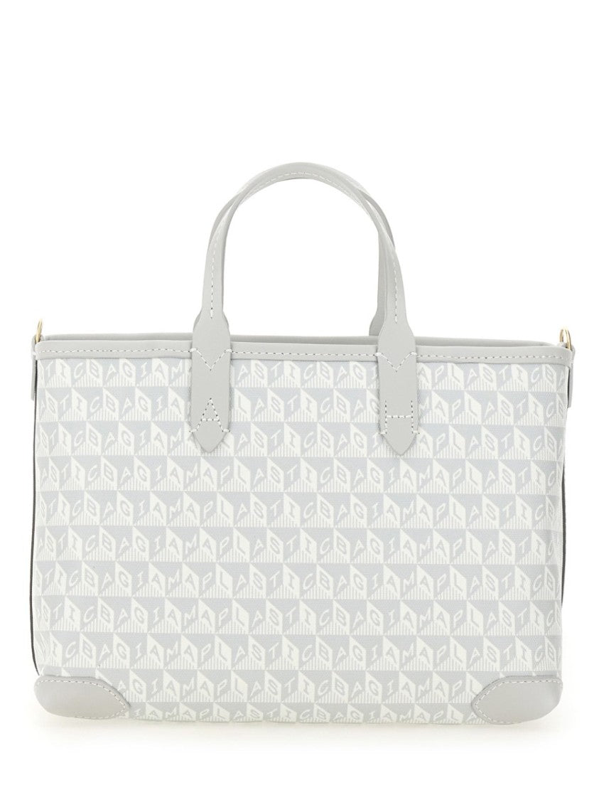 Anya Hindmarch Light Grey I Am A Plastic Tote Bag