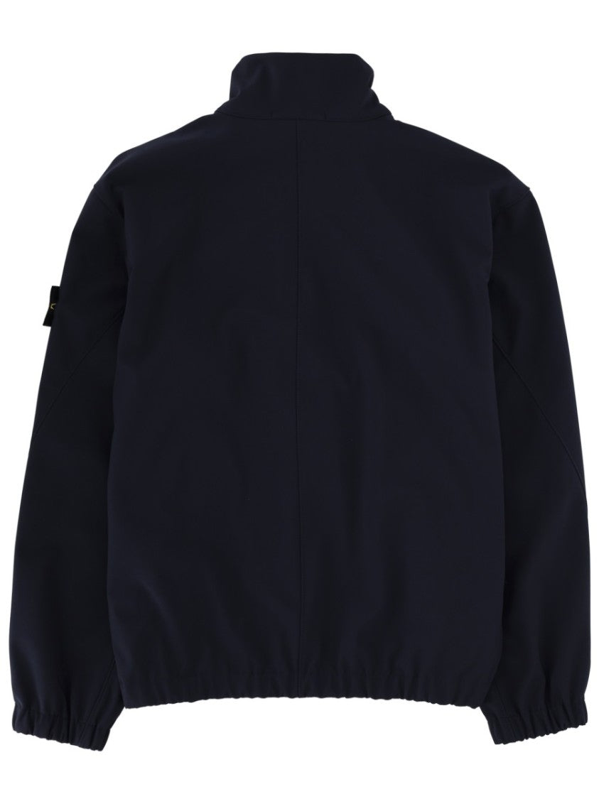 Stone Island Neutrals Stiff Stand-Up Collar Polyester Jacket