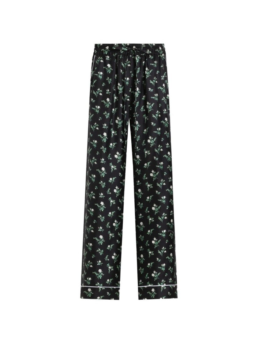 Dolce & Gabbana Wide-Leg Twill Drawstring Pants