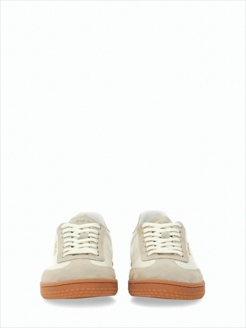 Paul Smith Low-Top Sneakers With Suede Overlays And Multicolor Stripes