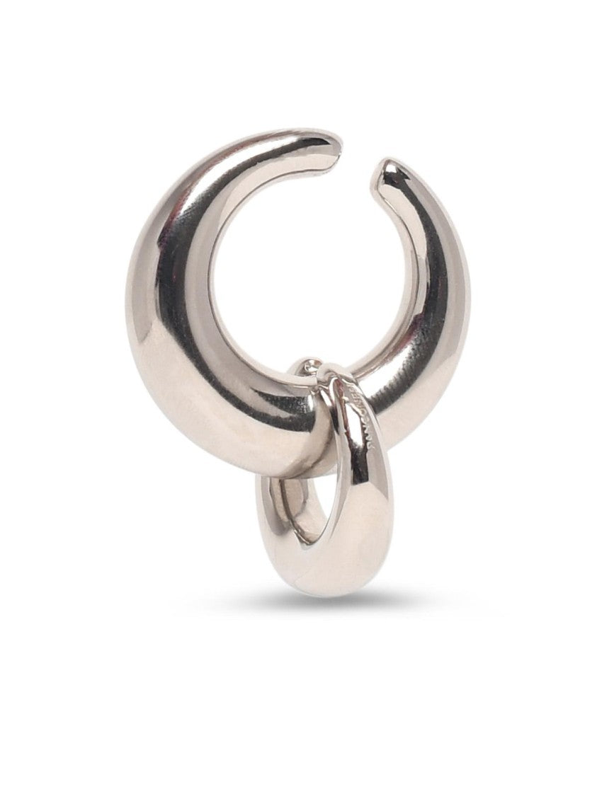 Panconesi Circle' Silver Brass Earcuff