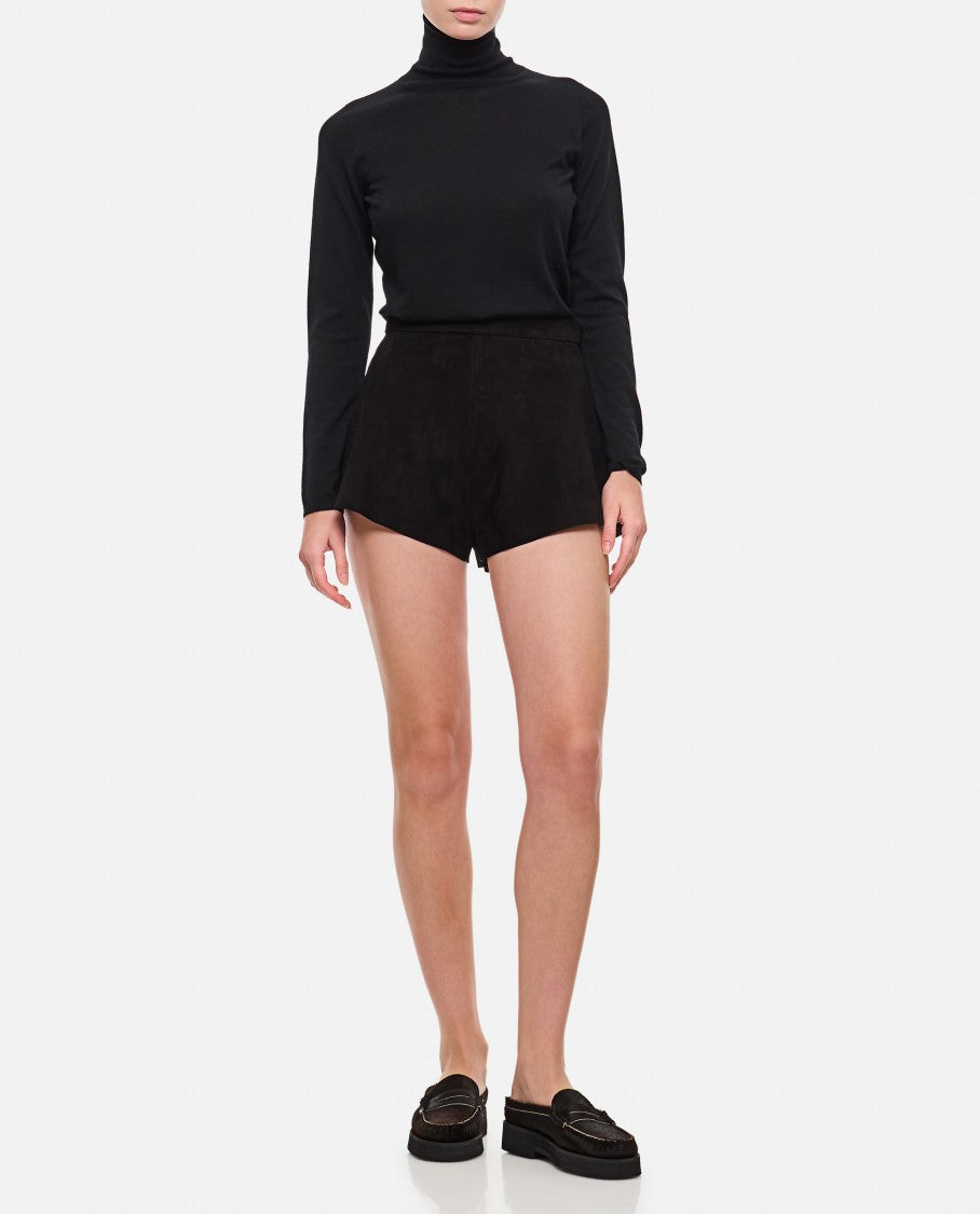 Max Mara Cedro Suede Shorts
