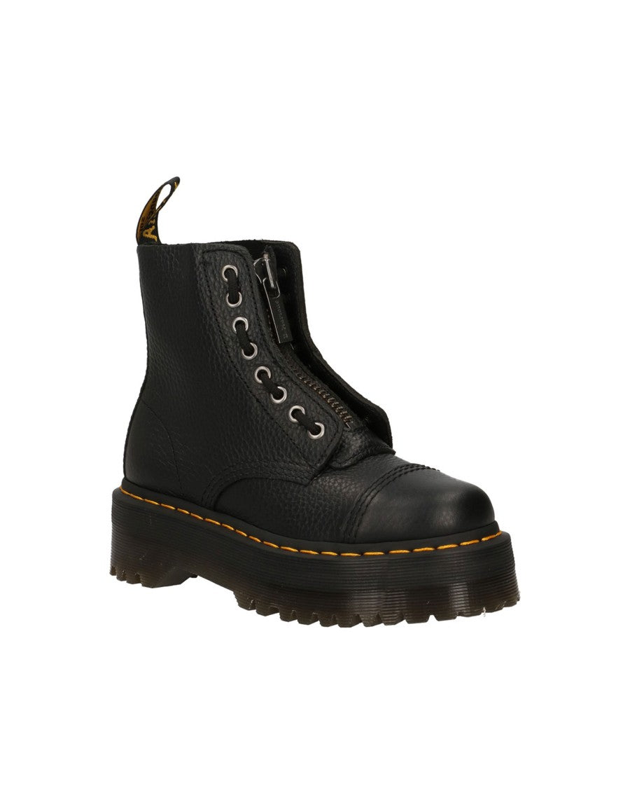 Dr. Martens Sinclair Black Milled Nappa Amphibian