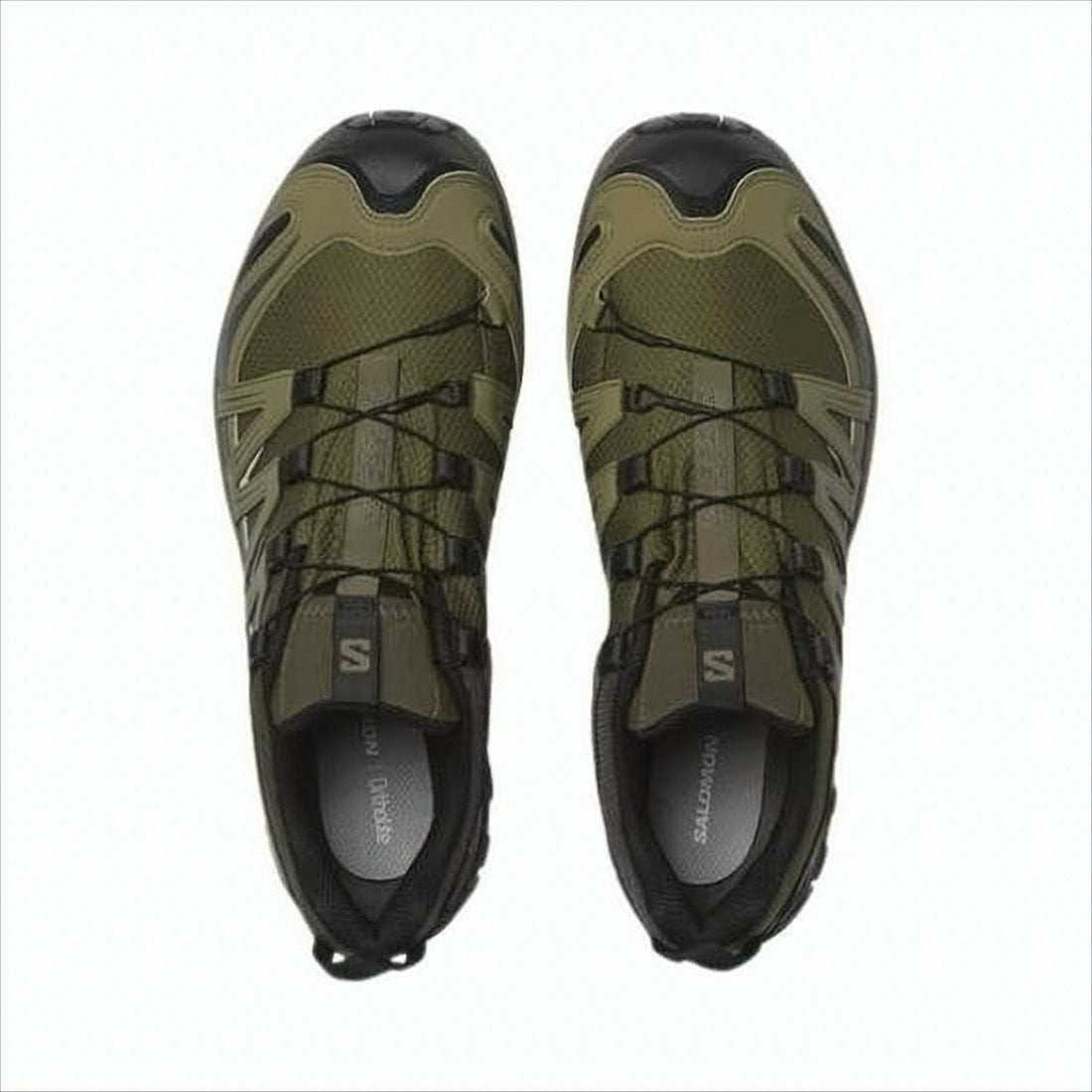 Salomon Rugged Olive Green Mesh Sneakers