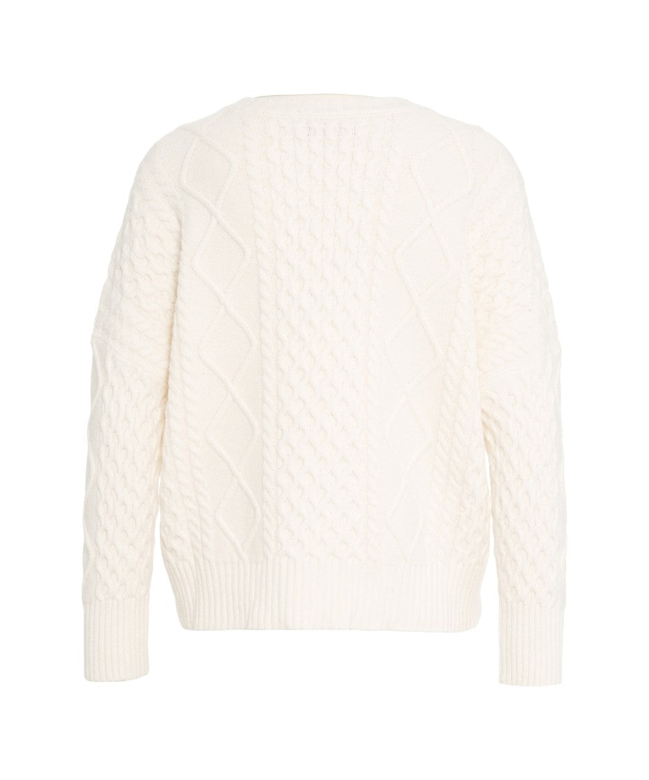 Kaos Maglione Con Motivo A Trecce