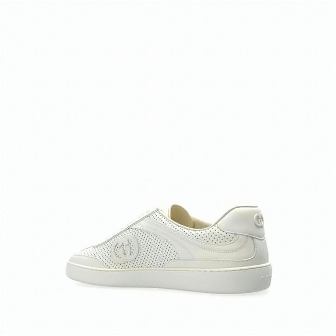 Gucci Perforated Leather Low-Top Sneakers