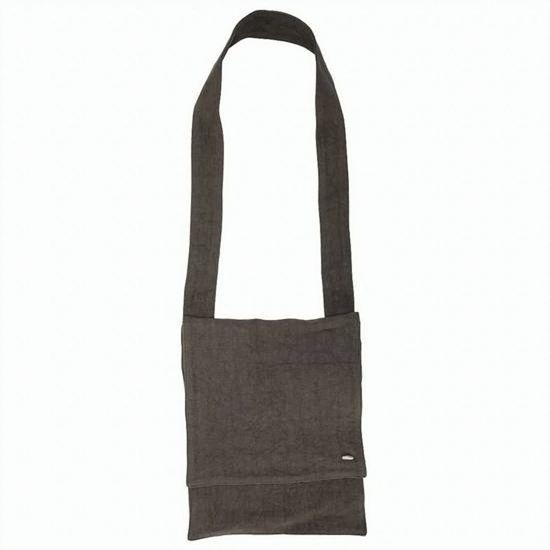 Our Legacy Textured Linen Crossbody Bag With Wide Strap