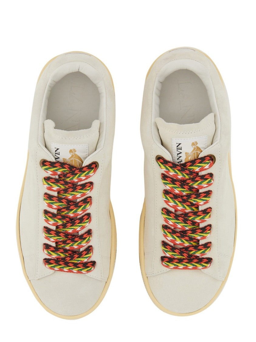 Lanvin Leather Sneakers With Laces