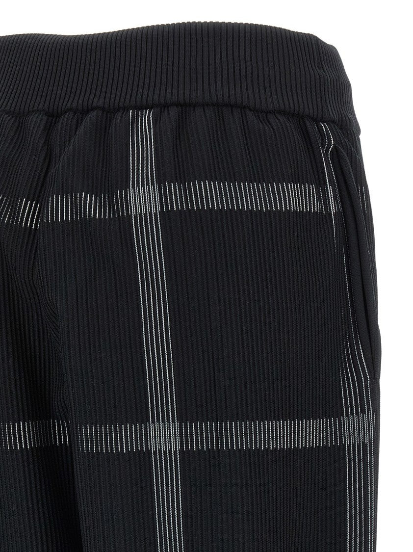 Pleats Please Issey Miyake Crossing Knit' Pants