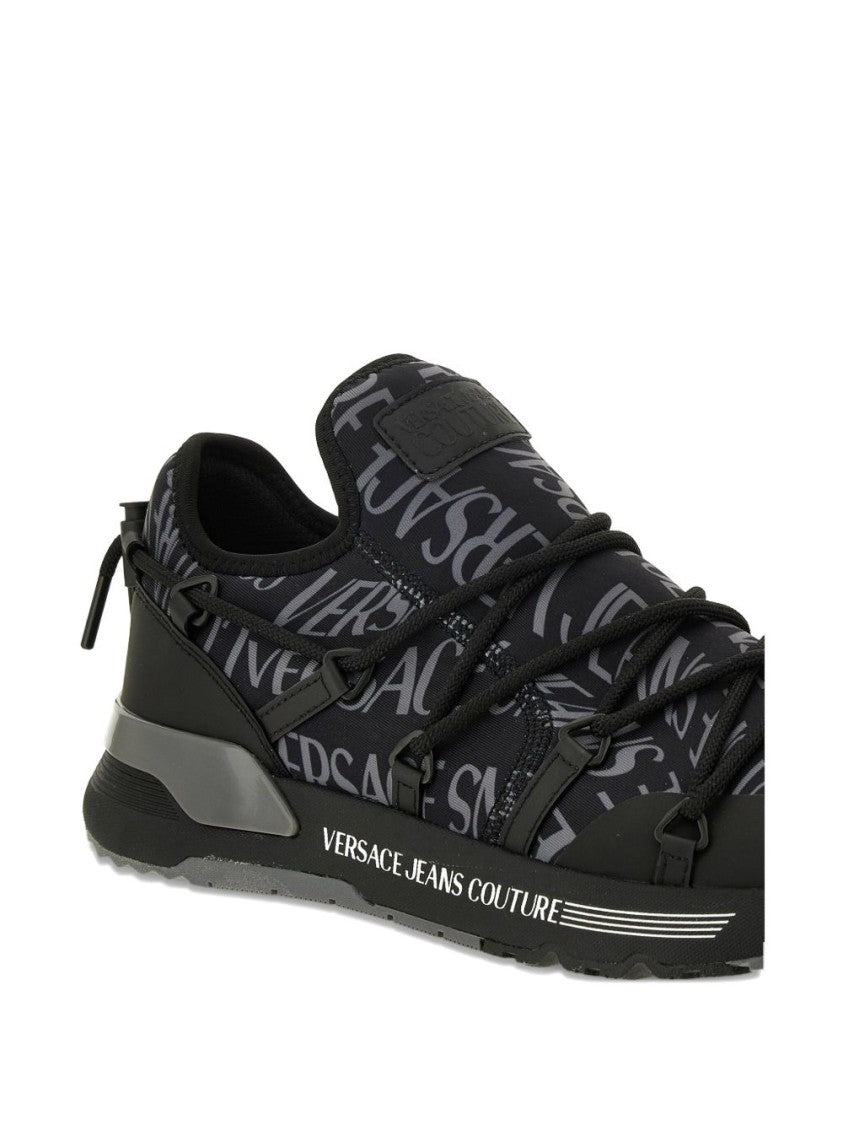 Versace Jeans Couture Logo Allover Slip On Sneaker