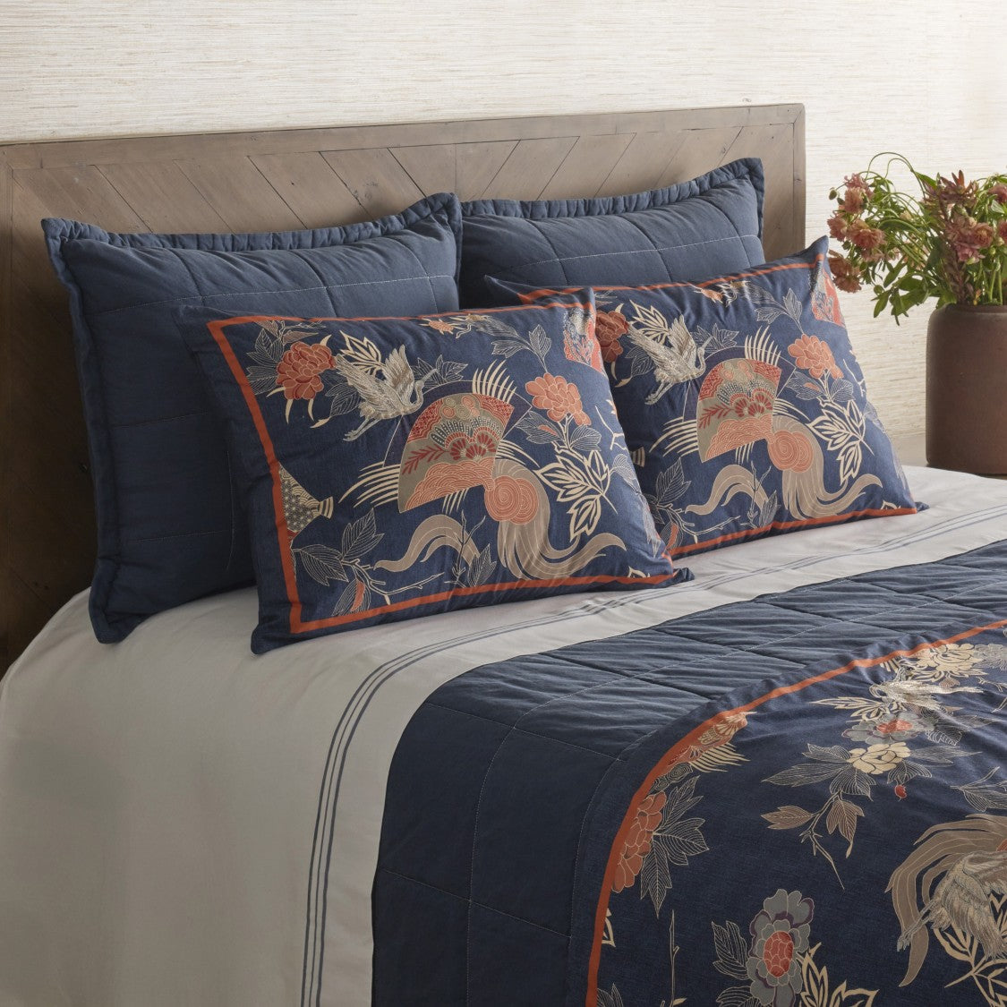 Ann Gish Hem Stripe Sheet Set