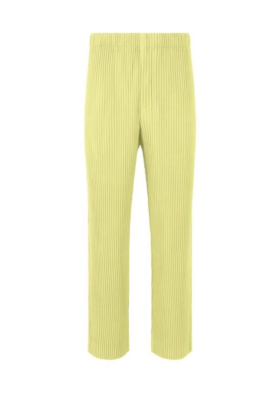 Homme Plissé Issey Miyake Pleated Texture Pants With Relaxed Silhouette