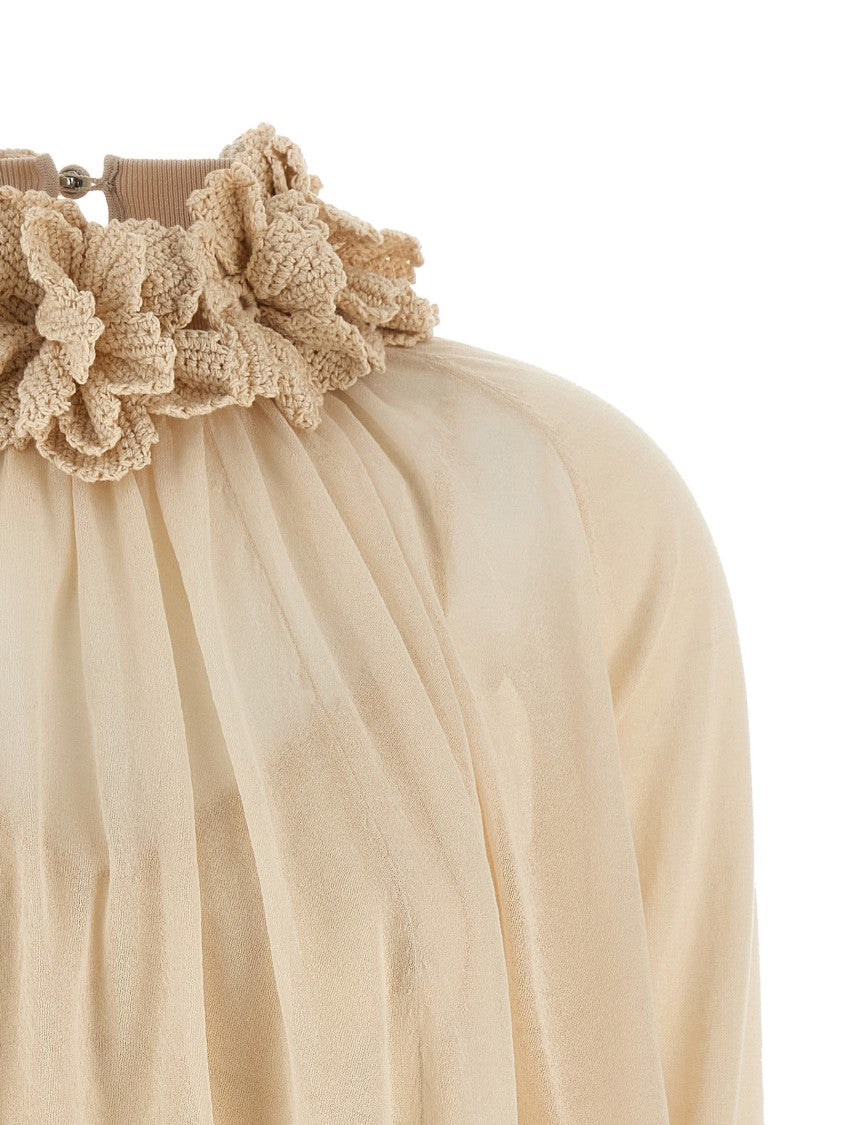 Zimmermann 'Hypnotic Crochet Trim' Top