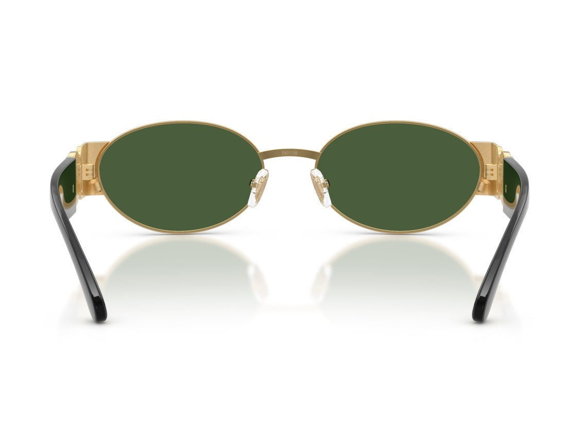 Versace Gold 0Ve2299 Metal Round Sunglasses