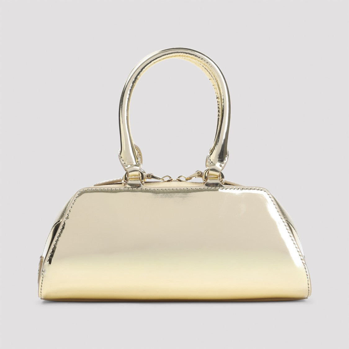 Givenchy Compact Metallic Leather Shoulder Bag