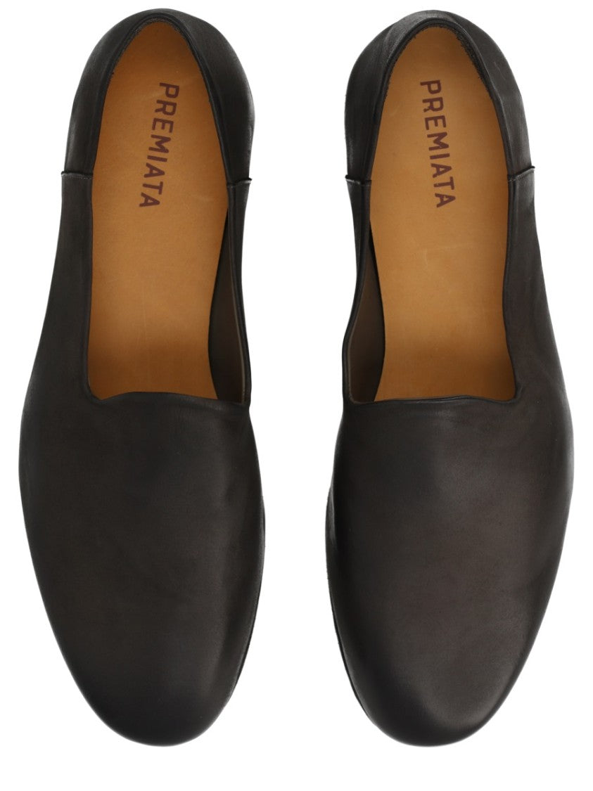 Premiata Lucy Smooth Calfskin Minimalist Loafers