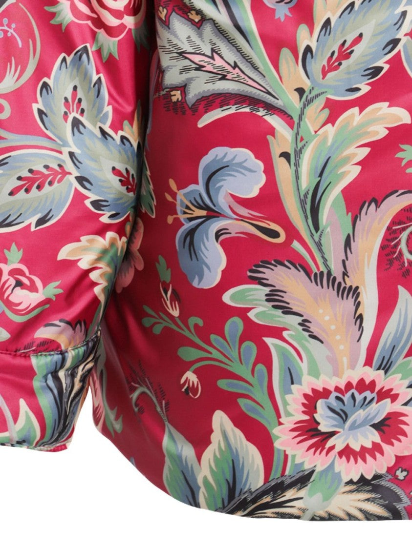 Etro Multicolor Floral Etro Jacket With Classic Neck